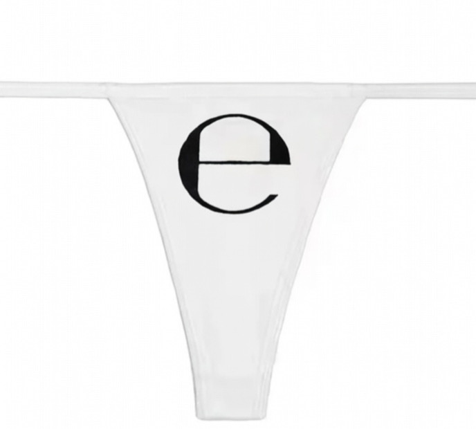 Lowercase e G-String